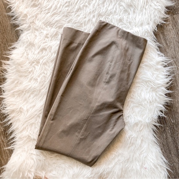 Theory Women's Skinny Legging Pants Dark Mushroom Size 10 - Picture 5 of 8